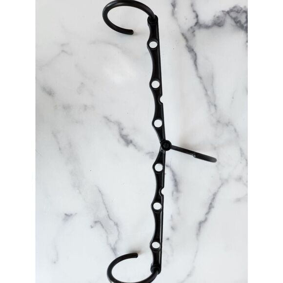 Plastic black belt tie hanger 1 piece - Picture 1 of 3
